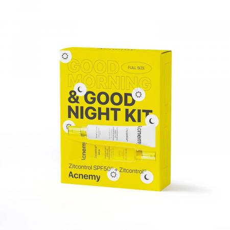Набір з денним та вечірнім кремом Acnemy Good morning & Good night Kit