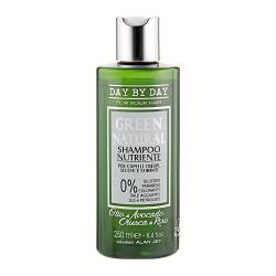 Поживний шампунь для кучерявого сухого та пошкодженого волосся Alan Jey Green Natural Shampoo