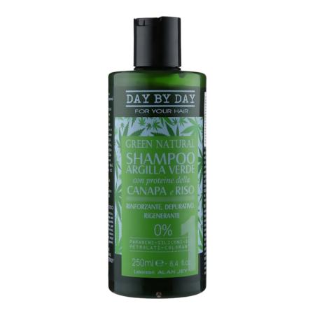 Шампунь с зеленой глиной Alan Jey Green Natural Shampoo Argilla Verde