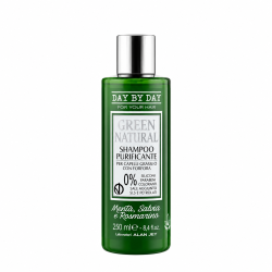 Очищающий шампунь для жирных волос с перхотью Alan Jey Green Natural Shampoo Purificante