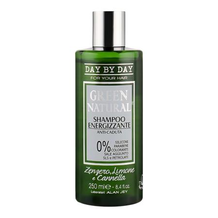 Очищувальний шампунь для жирного волосся з лупою Alan Jey Green Natural Shampoo Purificante