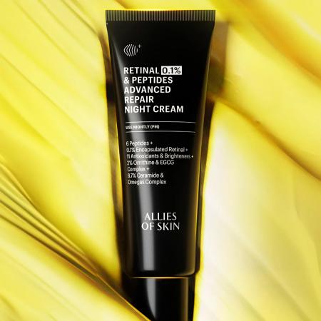Крем ночной антивозрастной с ретиналом Allies of Skin 0,1% Retinal & Peptides Advanced Repair Night Cream