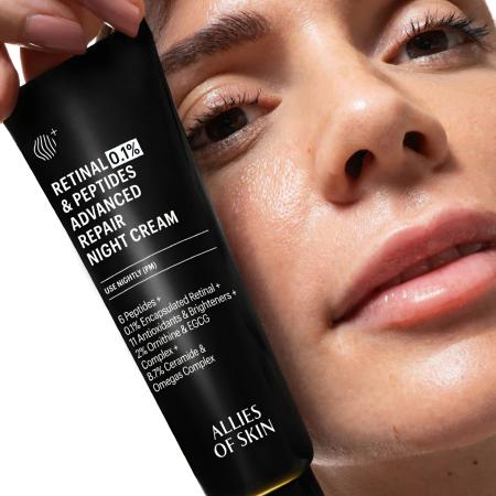 Крем ночной антивозрастной с ретиналом Allies of Skin 0,1% Retinal & Peptides Advanced Repair Night Cream