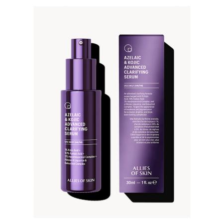 Осветляющая сыворотка с азелаиновой кислотой Allies of Skin Azelaic & Kojic Advanced Clarifying Serum