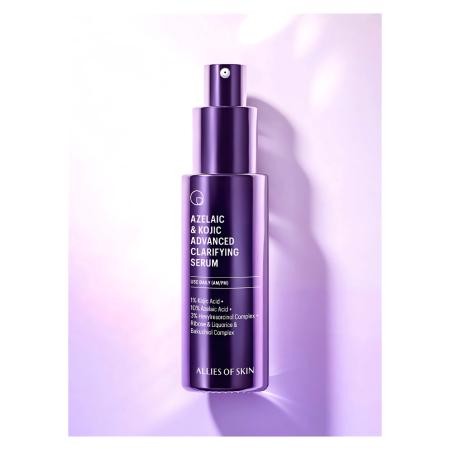 Осветляющая сыворотка с азелаиновой кислотой Allies of Skin Azelaic & Kojic Advanced Clarifying Serum
