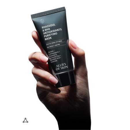  Маска очищающая для лица Allies of Skin Rhassoul & BHA Antioxidants Purifying Mask