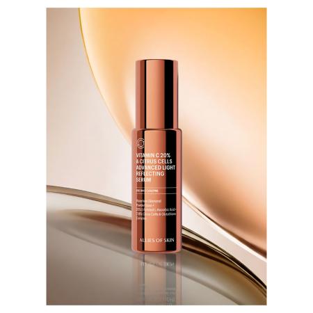 Сыворотка с витамином С и клетками цитрусовых Allies of Skin Vitamin C 20% Citrus Cells Advanced Firm & Glow Serum
