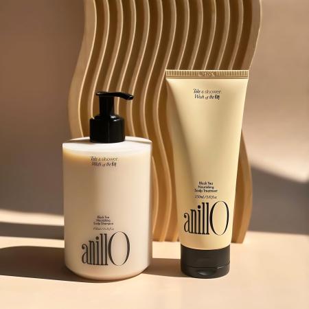 Живильний шампунь для волосся ANILLO Black Tea Nourishing Scalp Shampoo