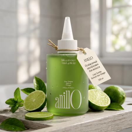 Освіжаючий ополіскувач для волосся ANILLO Lime Sunday Refresh Hair Vinegar