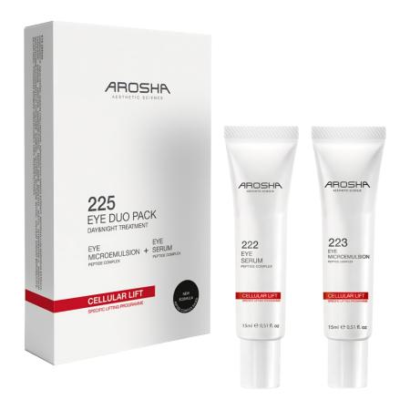 Антивікова процедура для зони навколо очей AROSHA .225 Eye Duo Pack Day&Night