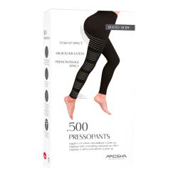 Легінси з дермафібри чорні AROSHA .500 Pressopants