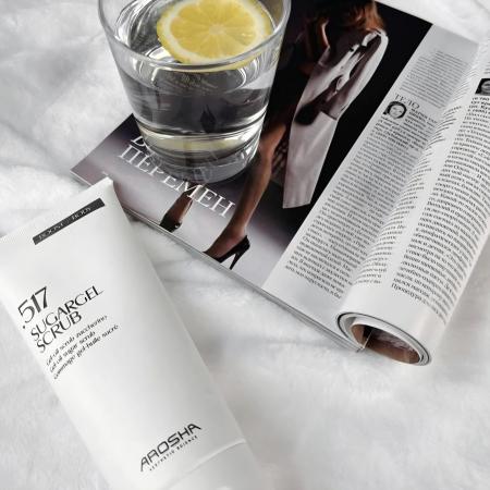 Відлущувальний масляний скраб з цукром AROSHA .517 Body Rescue Sugargel Scrub
