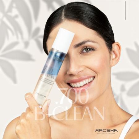 Ніжний двофазний засіб для зняття макіяжу AROSHA .700 B-Clean