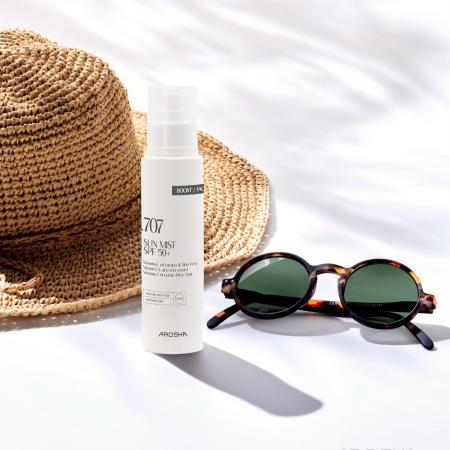 Сонцезахисний cпрей SPF 50+ AROSHA .707 Sun Mist SPF 50+