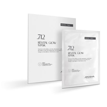 Освітлюювальна та ревіталізуюча маска AROSHA .712 Revital Glow Mask