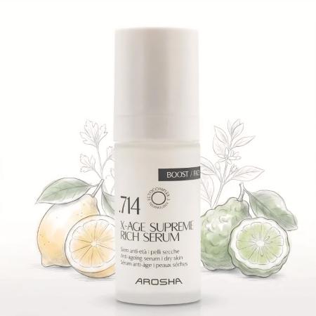 Антивікова ліфтинг сироватка AROSHA .714 X-Age Rich Serum