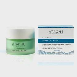 Відновлювальна і заспокійлива маска з екстрактом зеленого чаю ATACHE Essentielle Reafirming Mask Green Tea