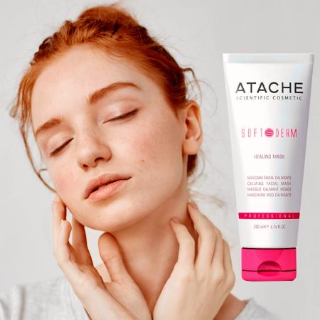 Заспокійлива антистрес маска ATACHE Soft Derm Healing Mask
