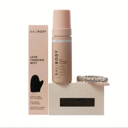 Лімітований набір для автозасмаги — Bali Body Soft Chocolate Base Limited Kit (Mon Mou)