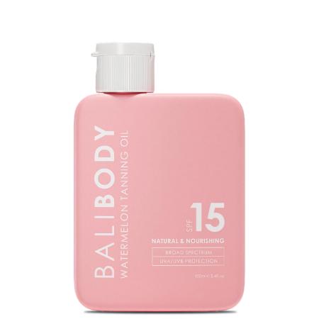 Масло для засмаги з насінням кавуна SPF15 — Bali Body Watermelon Tanning Oil SPF15