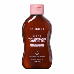 Олія для посилення засмаги з насінням кавуна з SPF50 Bali Body Watermelon Tanning Oil SPF50
