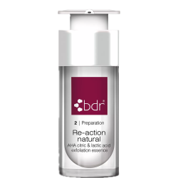AHA-пілинг з лимонною та молочною кислотами 10% BDR Re-action natural low base 10%