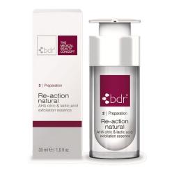 AHA-пілинг з лимонною та молочною кислотами 10% BDR Re-action natural low base 10%