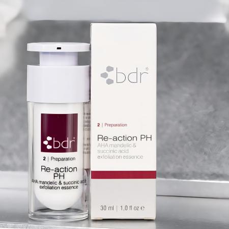 AHA-пилинг с миндальной и янтарной кислотами BDR Re-action PH