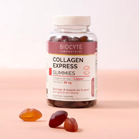 Дієтична добавка з колагеном у вигляді жувальних цукерок Biocyte Collagen Express Gummies
