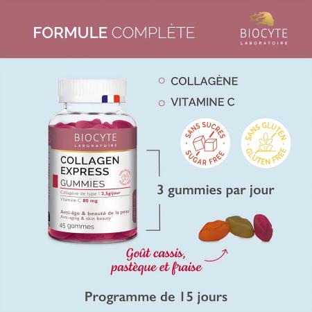 Дієтична добавка з колагеном у вигляді жувальних цукерок Biocyte Collagen Express Gummies