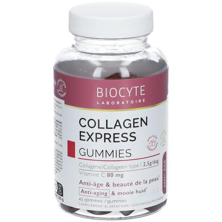Дієтична добавка з колагеном у вигляді жувальних цукерок Biocyte Collagen Express Gummies