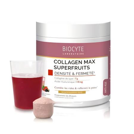 Харчова добавка проти старіння шкіри Biocyte Collagen Max Superfruits