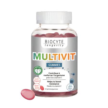 Мультивітамінна харчова добавка Biocyte Multivit Gummies