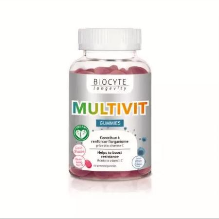 Мультивітамінна харчова добавка Biocyte Multivit Gummies