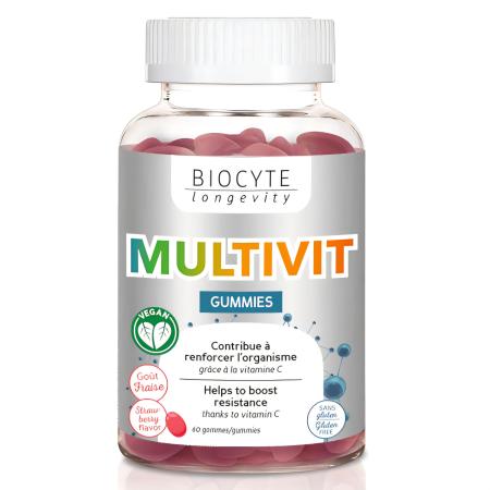 Мультивітамінна харчова добавка Biocyte Multivit Gummies