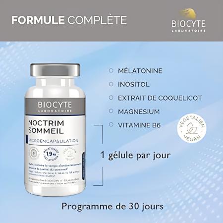 Харчова добавка для покращення сну Biocyte Noctrim Sommeil