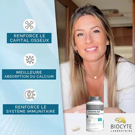 Ліпосомальний вітамін D3 в капсулах Biocyte Vitamine D3 Liposomal