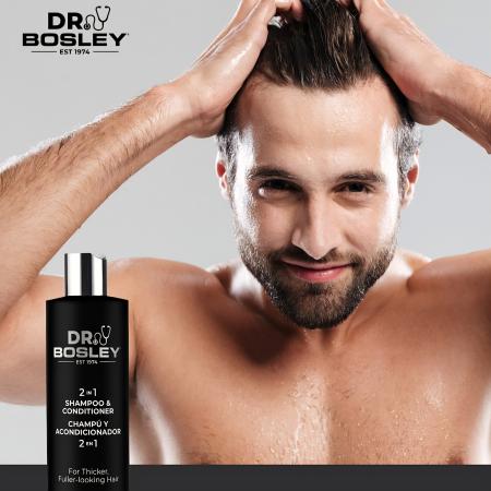 Шампунь та кондиціонер 2 в 1 проти випадіння волосся Bosley MD 2-in-1 Shampoo & Conditioner