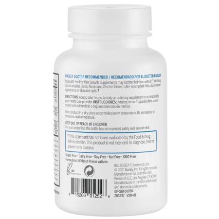 Дієтична добавка для росту здорового волосся у чоловіків Bosley MD Healthy Hair Growth Capsules for Men