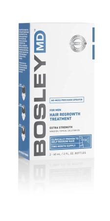 Спрей з міноксидилом 5% для відновлення росту волосся у чоловіків Bosley MD Hair Regrowth Treatment