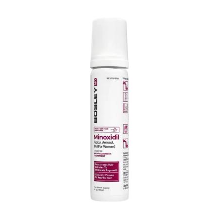 Піна з міноксидилом 5% для відновлення росту волосся у жінок BosleyMD Minoxidil 5% Topical Aerosol