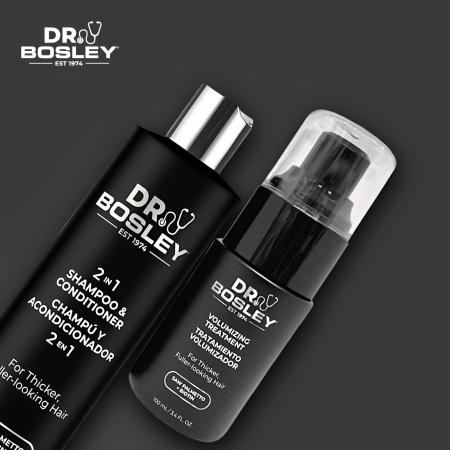 Шампунь та кондиціонер 2 в 1 проти випадіння волосся Bosley MD 2-in-1 Shampoo & Conditioner