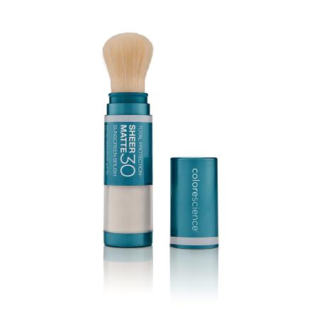 Сонцезахисна матова пудра з пензлем SPF 30 Colorescience Sunforgettable Total Protection Sheer Matte SPF 30