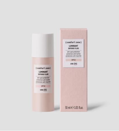 Защитный флюид против пигментации с SPF50 Comfort Zone Luminant Defense Fluid