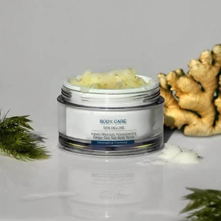 Сольовий скраб для тіла з морською сіллю та імбирем Dalton BODY CARE GINGER-SEA SALT BODY SCRUB SPA DELUXE
