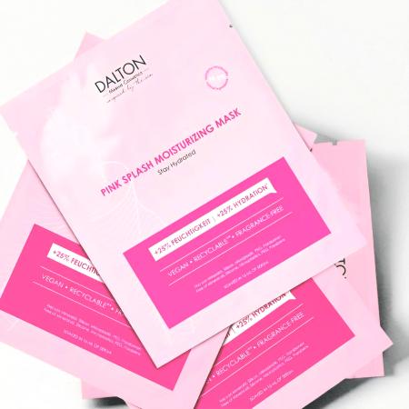 Зволожуюча маска PINK SPLASH Dalton Sheet Mask Pink Splash Hydrating Mask
