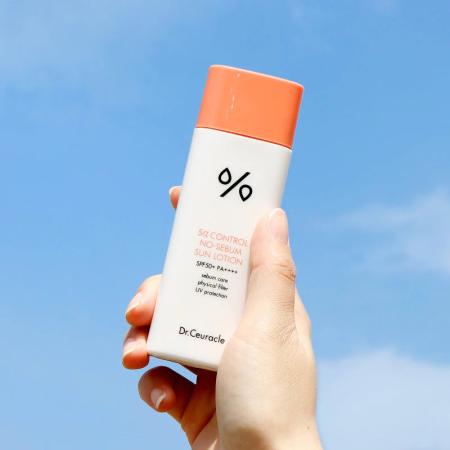 Себорегулирующий солнцезащитный лосьон Dr.Ceuracle 5α Control No Sebum Sun Lotion SPF 50