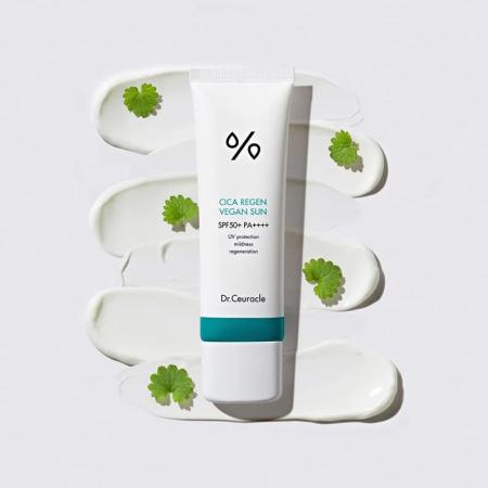 Сонцезахисний крем Dr. Ceuracle Сica Regen Vegan Sun SPF 50