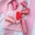 Велика заколка-краб для волосся Emi Jay Big Effing Clip in Blush Polka Dot
