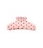 Велика заколка-краб для волосся Emi Jay Big Effing Clip in Blush Polka Dot